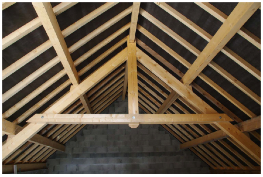 charpente en bois traditionnelle