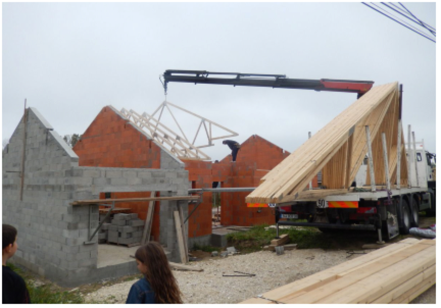 assemblage et installation charpente en bois