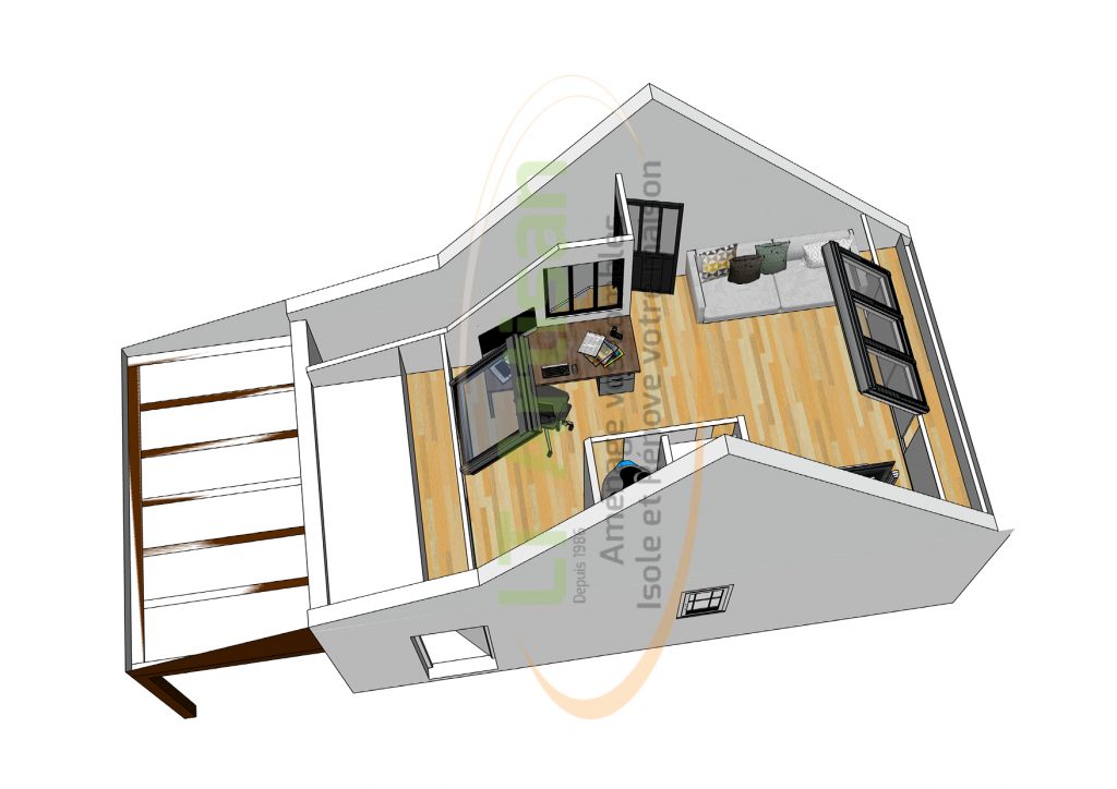 votre plan d'aménagement de combles