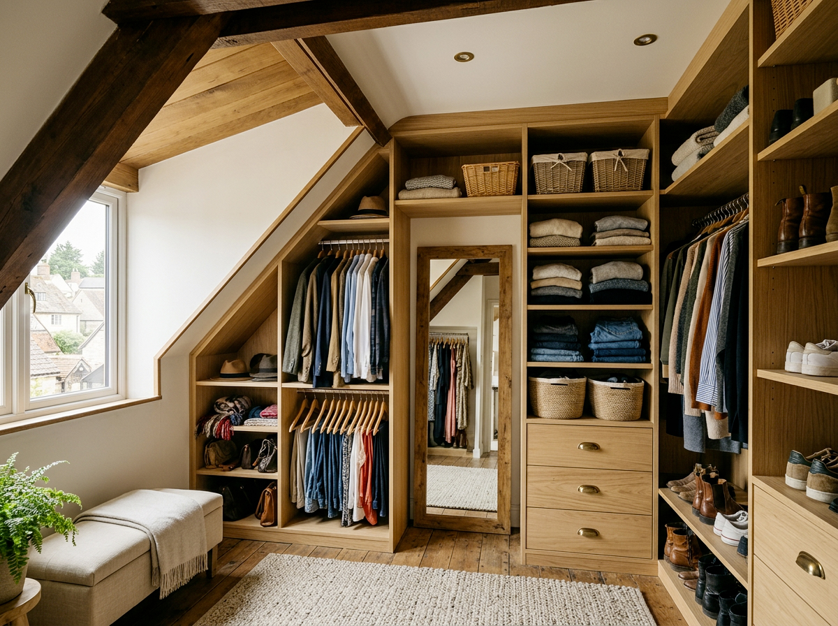 05-creer-un-dressing-sous-les-combles aménagement de combles pour dressing